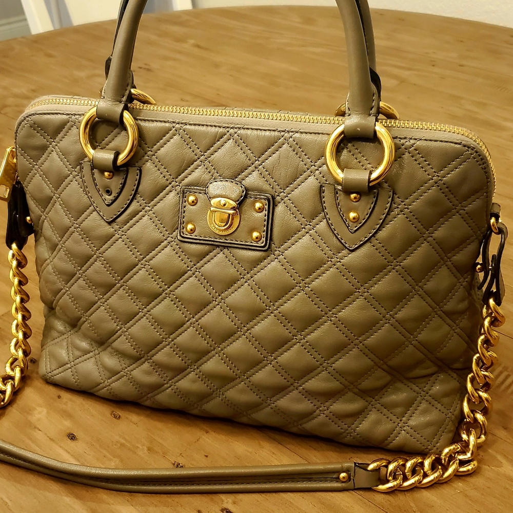 Marc Jacobs The Standard Quilted Bag in Grey